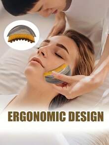 1支全新淋巴刮痧面部刷，眼颈护理面部刮痧按摩工具，母亲节、感恩节理想礼物，女性日常放松和美容护理 - 查看 2