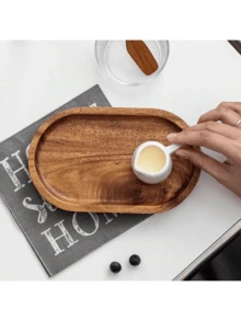 1/2 khay gỗ hình chữ nhật, khay gỗ hình bầu dục. Có thể dùng để đựng đồ ăn nhẹ, các loại hạt, phô mai, trà, đồ uống, sushi, bít tết, pizza, món tráng miệng, bánh ngọt và bánh mì. Cũng có thể dùng làm khay ăn sáng, khay cà phê, khay trà. Tiện lợi mang theo và phù hợp cho gia đình, khách sạn, nhà hàng, đám cưới, nhà bếp, tháng Ramadan, ngày Valentine, trang trí nhà bếp, quà tặng tân gia, v.v. - Xem 3