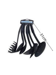 6pcs Silicone Cooking Utensil Set, Heat Resistant, Dishwasher , Suitable For Non-Stick Cookware - Multicolor - View 14