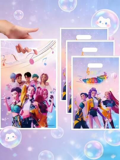 10pcs K-Pop Party Decor Candy Gift Bags, Party Favors