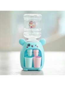 1pc Cute Animal Shaped Children's Water Dispenser Toy, Press To Dispense, Can Be Used As Juice/Beverage Maker, Sticker Randomly Included - Multicolor - View 16