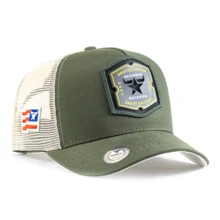 American Rooster Men's And Women's Texas Country Trucker Casual Cap With Curved Brim - màu xanh lá - Xem 3