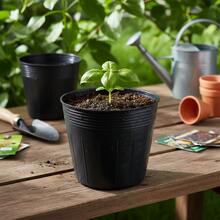 100Pcs Seedling Pots With Hole Or Without Hole For Lotus Planting Durable PP Plastic - Seedling Tray - View 6