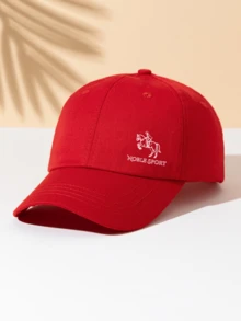 1 pieza Gorra de béisbol minimalista y versátil de moda "NOBLE SPORT Equestrian", adecuada para deportes al aire libre, gran regalo para familiares y amigos, para todas las estaciones - Gorra de béisbol - Ver 6