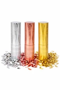 3 Pack 15cm Mirror Confetti Shooters - Portable Confetti Shooters For Birthdays, Weddings - Easy To Hold - 查看 2