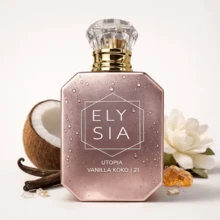 Fragrance World CLIVE DORRIS ELYSIA UTOPIA VANILLA KOKO Eau De Parfum For Women 50ml - 花卉印花 - 查看 2