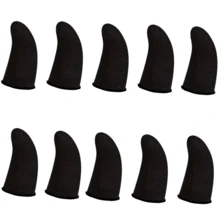 10pcs Seamless, Sweat-Proof, Breathable Gaming Finger Sleeves (Including Thumb Protector) - Multicolor - View 11