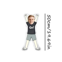 Personalized Face Cushion, Purple Dress, Customized Body Pillow, Unique And Interesting. Suitable For Father's Day, Mother's Day, Halloween, Christmas, Christmas Eve, Valentine's Day, Birthday, Personalized Day, Veteran's Day, Thanksgiving, Easter, April Fool's Day, Carnival, Ramadan, Eid Al-Fitr, Eid Al-Adha, National Day, Etc. - GO! Short-sleeved Shirt - View 19