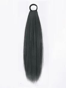 23-Inch Long Hair Ponytail Wig With Headband, Designed To Look Like A Hair Tie, Features Natural Fluffy And Soft Elastic Band, High Ponytail Wig - Multicolor - View 10