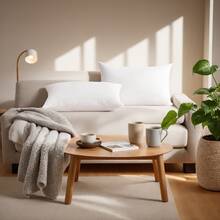 Multi-Piece Soft Pillow Core (2/4/6pcs), Which Is Filled With Hotel-Grade Down Instead, Is Fluffy And Supportive, Meets The Demand Of Sleeping On The Side And Is Suitable For Sofa Bed And Homestay Scenes. - 白色 - 查看 4