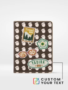 1 chiếc bao đựng hộ chiếu in tên tùy chỉnh, thiết kế hoạt hình và huy hiệu độc đáo, thẻ du lịch cá nhân hóa, ví đựng hộ chiếu và tài liệu thời trang - Món quà độc đáo cho sinh nhật, ngày lễ, đồ dùng cần thiết cho kỳ nghỉ, đồ dùng đi biển. - Nhiều màu - Xem 1