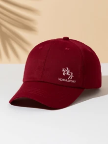 1 pieza Gorra de béisbol minimalista y versátil de moda "NOBLE SPORT Equestrian", adecuada para deportes al aire libre, gran regalo para familiares y amigos, para todas las estaciones - Gorra de béisbol - Ver 11