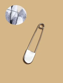 1pc/3pcs/5pcs Extra Large Stainless Steel Aluminum Safety Pins, Rust-Proof, Non-Scratch, Smooth Big Pins, Suitable For Clothing, Sewing, Blankets, Curtains, Home DIY Projects - Stainless Steel  Pin - View 5