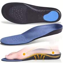 QKC 1 Pair U-Shaped Heel Cup Arch Support EVA Breathable Heel Cushion Insoles, Suitable For Sports, Hiking, Shock Absorption, Trimmable For Men And Women - Multicolor - View 3