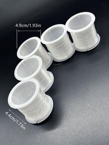 Transparent PP Fishing Line, Non-Elastic Beading Thread, 0.2-0.6mm, 5 Sizes Available, Lightweight, Waterproof, Non-Yellowing, Suitable For Hanging Balloons, Wreaths, Photos And Crafts, Nylon Rope, Crafts - Fishing Line - View 4