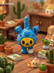 TOKIDOKI 1个仙人掌朋友官方授权神秘盲盒（1个）- 3D收藏角色盲盒 - 随机角色玩具礼品 - Sabochan、Sandy、Bruttino、Carina、Bastardino、Polpettina、Dreamer、Cutie、Headbanger - 彩色 - 查看 8