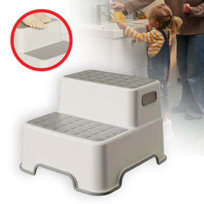 Found Banco Escalera Para Niño Antideslizante Taburete 2 Escalones