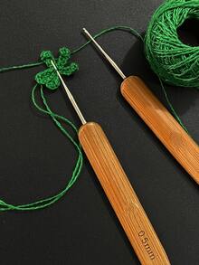 4pcs Braiding Crochet Hooks Set, 0.5mm Single-Ended + 0.75mm Single & Double-Ended - Carbide-tipped Hooks - View 3