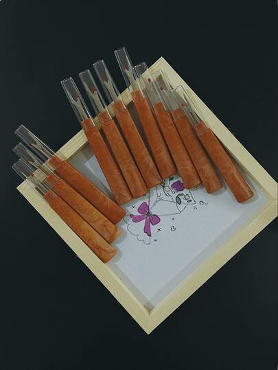 1 pieza/2 piezas/10 piezas Descosedor de plástico grande de color marrón, adecuado para costura y sastrería DIY