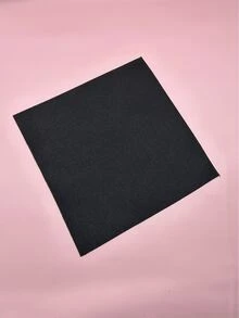 1片/3片/6片装 11ct黑色网格十字绣布，预裁尺寸11.81英寸 x 11.81英寸，清晰网格图案，DIY手工材料，仅限手洗 - 中格布黑色 - 查看 3