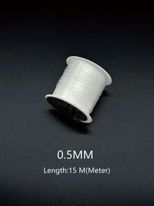 Transparent PP Fishing Line, Non-Elastic Beading Thread, 0.2-0.6mm, 5 Sizes Available, Lightweight, Waterproof, Non-Yellowing, Suitable For Hanging Balloons, Wreaths, Photos And Crafts, Nylon Rope, Crafts - Fishing Line - View 8