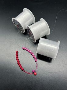 Transparent PP Fishing Line, Non-Elastic Beading Thread, 0.2-0.6mm, 5 Sizes Available, Lightweight, Waterproof, Non-Yellowing, Suitable For Hanging Balloons, Wreaths, Photos And Crafts, Nylon Rope, Crafts - Fishing Line - View 2