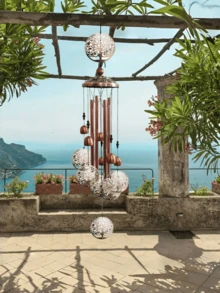 1个金属小树风铃，用途广泛，可作季节性花园装饰、墙饰、庭院装饰、栅栏装饰、户外悬挂装饰、门廊装饰，是理想的母亲节礼物。 - 小樹 - 查看 5