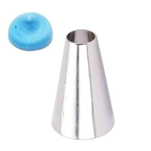Kit 2 Bicos De Confeitar Perle 2A + 12 Decorar Bolo Doces Confeitaria Sem Emenda Profissional - Prata - Visão 4