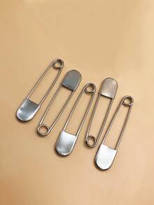 1pc/3pcs/5pcs Extra Large Stainless Steel Aluminum Safety Pins, Rust-Proof, Non-Scratch, Smooth Big Pins, Suitable For Clothing, Sewing, Blankets, Curtains, Home DIY Projects - Stainless Steel  Pin - View 4