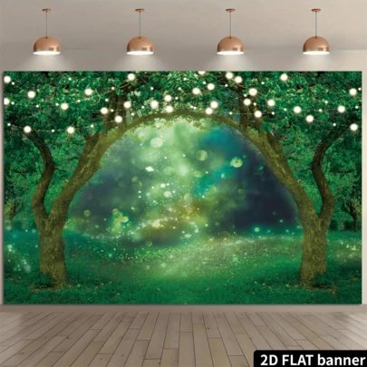 7x5ft Jungle Forest Photography Backdrop Tropical Rainforest Natural Scenery Background Kids Adults Party Decoration Photo Booth Props