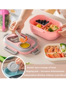 Bộ hộp cơm 3 món, bao gồm hộp cơm, túi giữ nhiệt và cốc ăn sáng, thích hợp cho công việc, trường học và các hoạt động ngoài trời. Bộ hộp cơm, cốc đựng salad, túi giữ nhiệt. Hộp cơm chia ngăn, đồ dùng học tập cho học sinh, hộp cơm, túi đựng cơm. - Nhiều màu - Xem 9