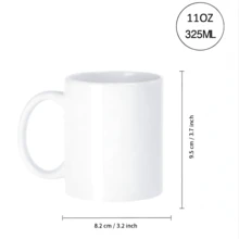 Funny Unicorn Quote Mug, 11oz Ceramic Coffee Mug, Adult Humor Gift - White - View 3