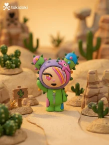 TOKIDOKI 1个仙人掌朋友官方授权神秘盲盒（1个）- 3D收藏角色盲盒 - 随机角色玩具礼品 - Sabochan、Sandy、Bruttino、Carina、Bastardino、Polpettina、Dreamer、Cutie、Headbanger - 彩色 - 查看 7