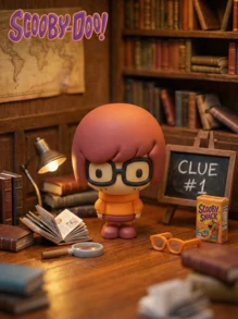 Warner Bros 1pc Scooby-Doo Official Blind Bag - 3D Collectible Mini Blind Box - Random Character Toy, Valentine's Day Gift - Multicolor - View 6