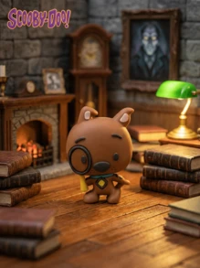 Warner Bros 1pc Scooby-Doo Official Blind Bag - 3D Collectible Mini Blind Box - Random Character Toy, Valentine's Day Gift - Multicolor - View 3