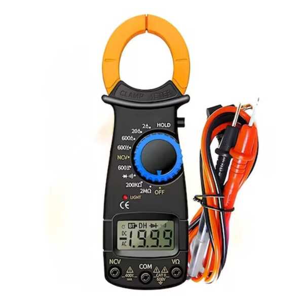 Alicate amperímetro LCD 3 1/2 dígitos MD-Y400/MT87 Tensão - Corrente - Resistência Alicate Amperímetro Voltímetro Digital Com Bateria