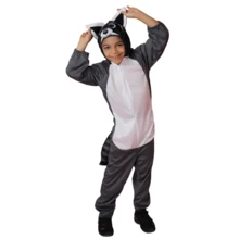 LA CASA ENCANTADA Disfraz Primavera Mapache Unisex Niño - Gris Claro - Ver 1