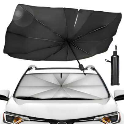Protetor Solar Parabrisa Sol Parasol Carro Guarda Chuva Uv