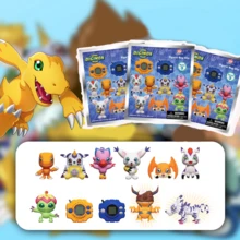 Official 3D Animation Character Series Blind Box Clip Keychain, Randomly Includes Agumon, Gabumon Or Other Characters, Suitable As Anniversary Gift For Mom And Friends - MN-70715/MN-70715-3PCS - View 4