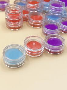 10pcs Diamond Painting Clay, Sticky Mud Suitable For 5D Diamond Painting, Round Bottled, Available In Red, Blue, Purple - 1 Piece Of Round Clay - View 3