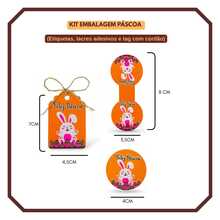 Kit Embalagem Páscoa Etiquetas Lacre Adesivo E Tags 50 Unid - KIT 03 - Visão 2