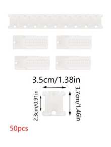 50个白色塑料线轴，十字绣绣线收纳器，DIY缝纫绣线线轴，塑料线轴，硬质线轴 - 繞線板 - 查看 7