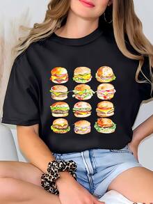Women Outdoor Tees & Tanks - Black - View 2