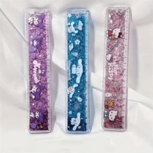 SANRIO (授權) &Melody 尺,學生創意量尺,卡通夢幻沙紋彩繪尺,適用於情人節、繪畫、書寫、婚禮、旅行配件、生日禮物,以及返校季必備文具 - 卡通 - 查看 5