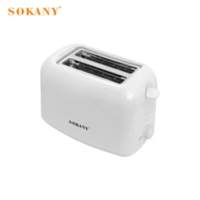 Pemanggang Roti Sarapan SOKANY 022, Pemanggang Otomatis 2 Irisan, Daya Tinggi 700W, 6 Tingkat Kematangan, Slot Lebih Lebar 30mm, Bagian Dalam Stainless Steel 304, Tidak Berbau Saat Memanggang, Sehat, Sempurna untuk Sarapan di Rumah dan Makanan Sehari-hari. - Putih - View 12