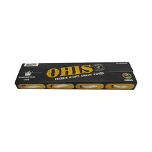 OHIS-768 张/24 册/32 张卷烟纸 + 32 个滤嘴 - 卷烟纸，108*44 毫米卷烟纸 - 真彩，100% 原生纸浆未漂白卷烟纸 - 天然阿拉伯树胶卷烟纸 - 44*78 毫米真彩卷烟纸 - 经典超薄卷烟纸，燃烧顺畅。 - 彩色 - 查看 15