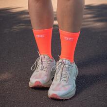 Adult Polyamide Running Socks With 3D Cuff, Breathable, Thermal Comfort, High Performance, Spinning, Cycling - 2 đôi màu đen - Xem 6