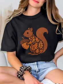 Women Sports Tees & Tanks - Black - View 2