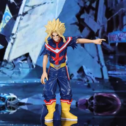Figura de acción del anime MY HERO All.Might, decoración de escritorio, coleccionable, pequeño regalo, adecuado para Halloween, Navidad, Día de San Valentín
