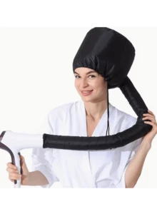 1 chiếc mũ sấy tóc kiểu dáng rộng rãi, mũ sấy tóc gắn trên đầu, mũ sấy tóc rảnh tay dùng tại nhà, khi đi du lịch và khách sạn, màu đen. - màu đen - Xem 8